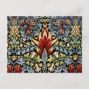 Postal Patrón floral William Morris Snakeshead