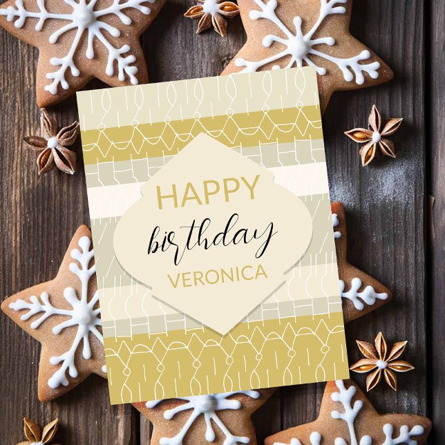 Postal Patrón geométrico del pasto moderno urbano (Subido por el creador)