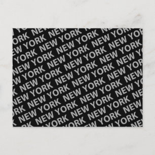 Postal Patrón Gris de Nueva York