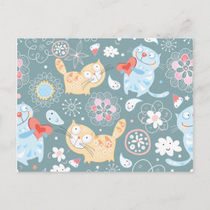 Postal Patrón Kitty Tres