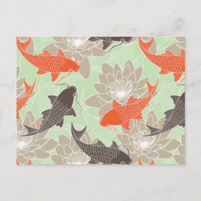 Postal Patrón Koi (Anverso)