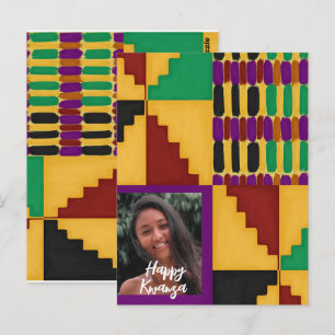 Postal Patrón kwanzaa personalizado