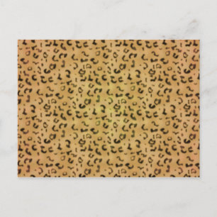 Postal Patrón Leopard
