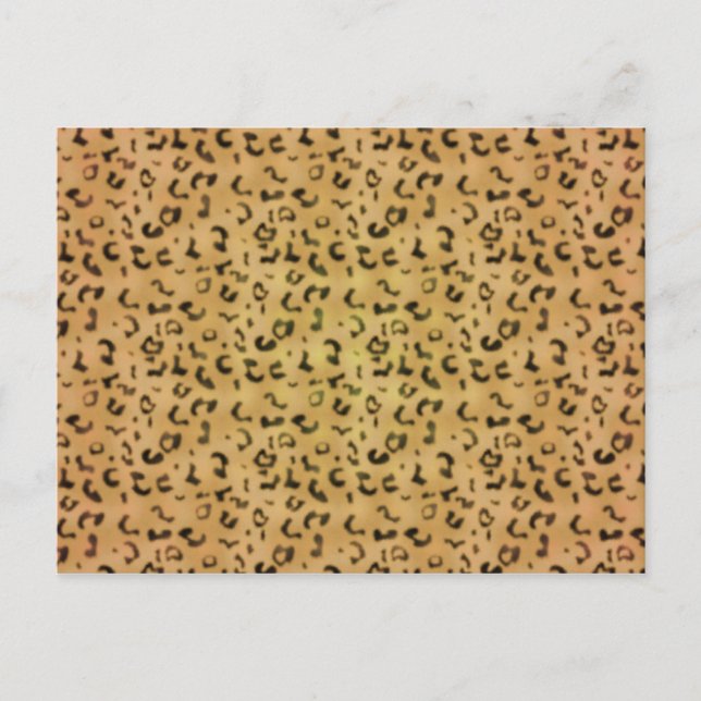 Postal Patrón Leopard (Anverso)