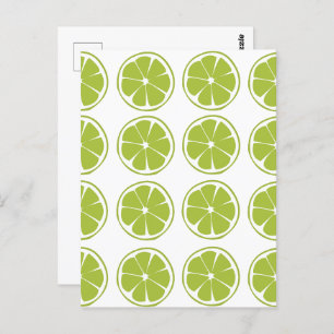 Postal Patrón Lime Fruit Green Lime