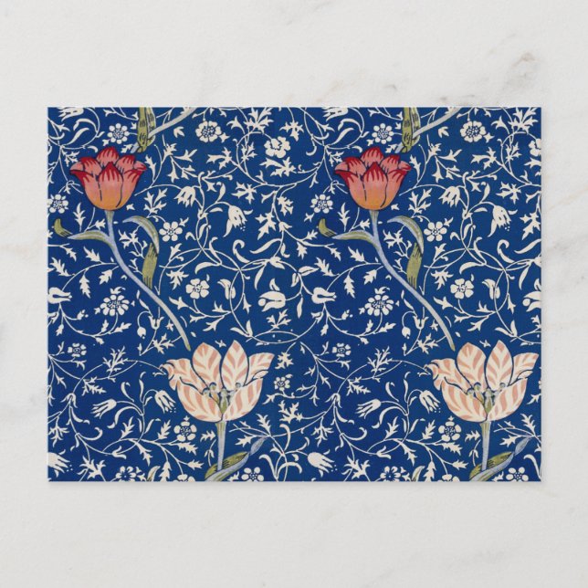 Postal Patrón Medway de William Morris (Anverso)