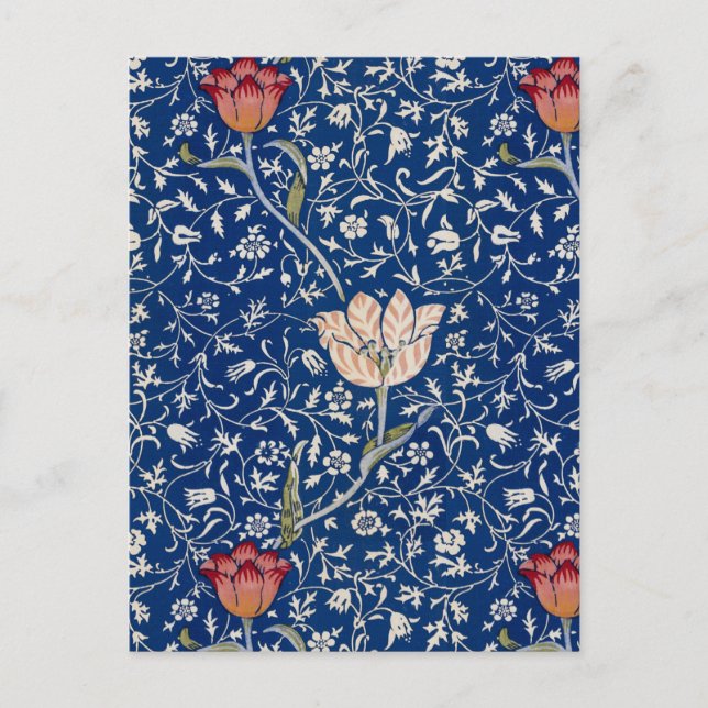 Postal Patrón Medway de William Morris (Anverso)