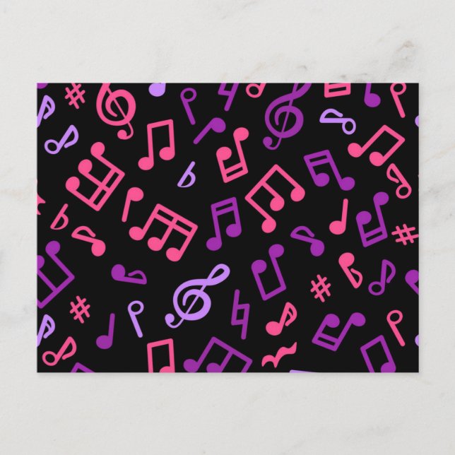 Postal Patrón musical (Anverso)
