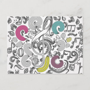 Postal Patrón musical