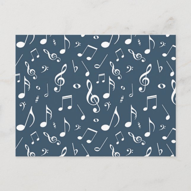Postal Patrón musical (Anverso)