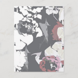 Postal patrón rosa de bonito