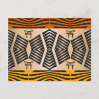 patrón tribal étnico africano