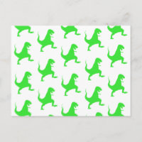 Patrón verde t-rex