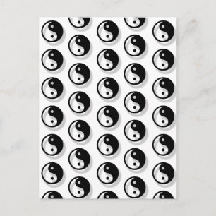 Postal Patrón Yin Y Yang