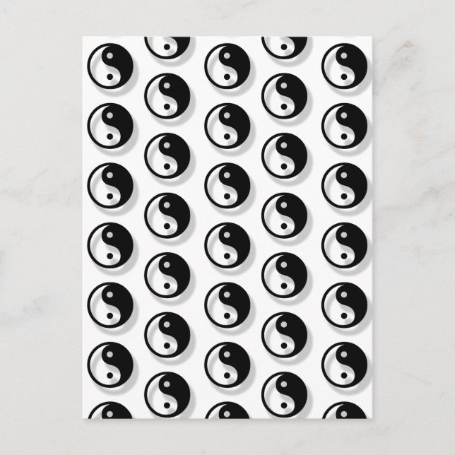 Postal Patrón Yin Y Yang (Anverso)