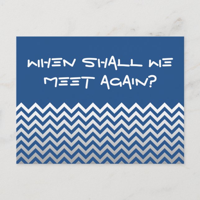 Postal Patrón ZIGZAG - gradientes grises + tu trasero. (Anverso)