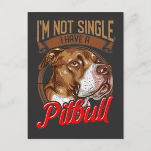 Postal Patrona de la relación con los perros Pitbull