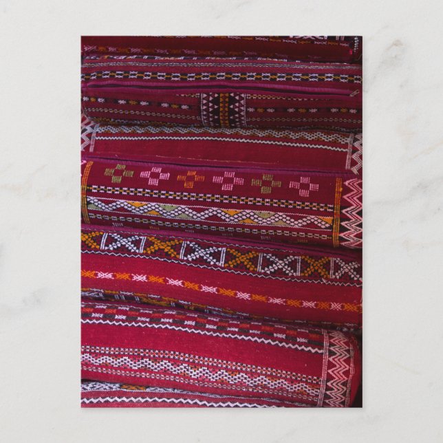 Postal Patrones de cojines textiles (Anverso)