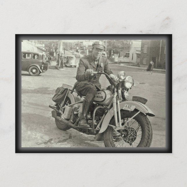 Postal Patrulla de la Autopista de Tennessee 1938 (Anverso)