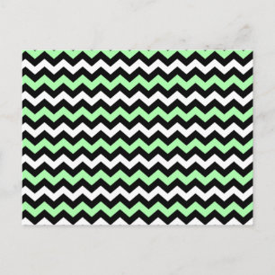 Postal Patrulla Zigzag (zwart, groen, wit)