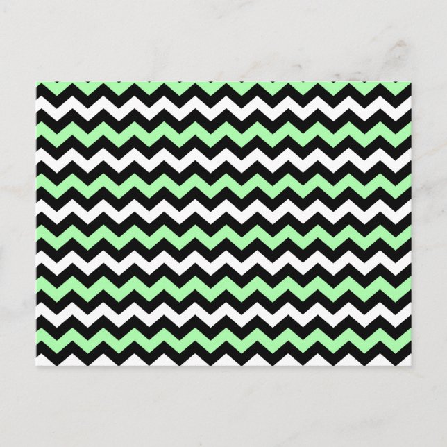Postal Patrulla Zigzag (zwart, groen, wit) (Anverso)