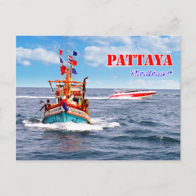 Postal Pattaya - Tailandia (Anverso)