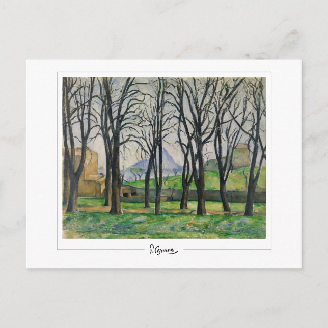 Postal Paul Cézanne #12 - Arte fino (Anverso)