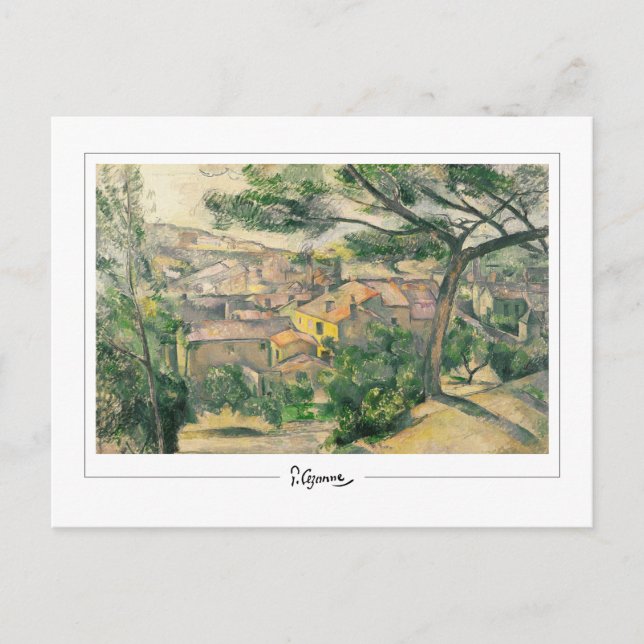 Postal Paul Cézanne #246 - Bella Artes (Anverso)