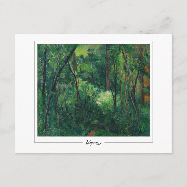 Postal Paul Cézanne #37 - Arte fino (Anverso)