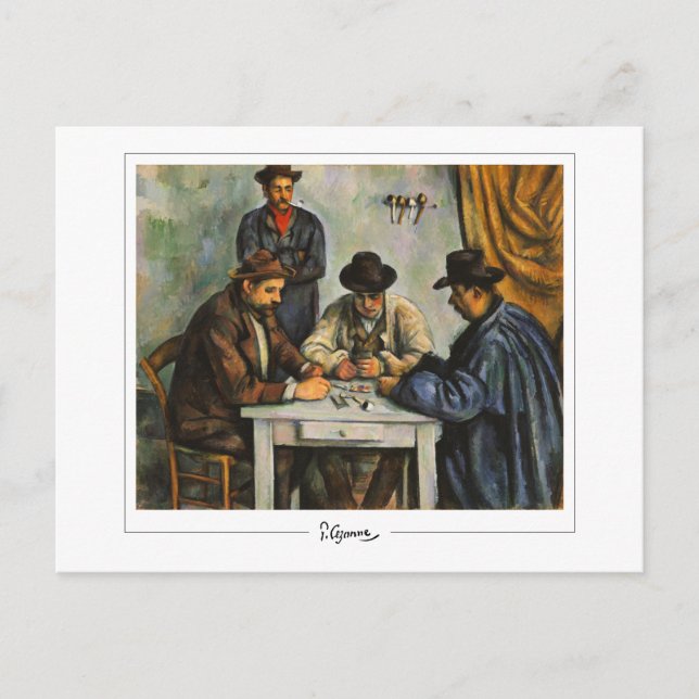 Postal Paul Cézanne #386 - Arte fino (Anverso)