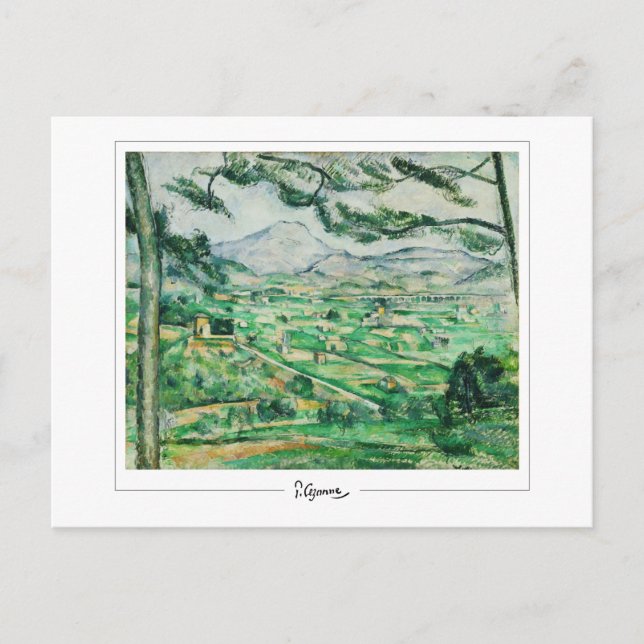 Postal Paul Cézanne #422 - Bella Artes (Anverso)