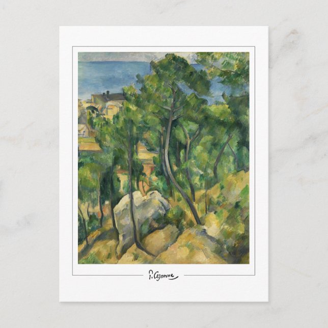 Postal Paul Cézanne #50 - Arte Refinado (Anverso)