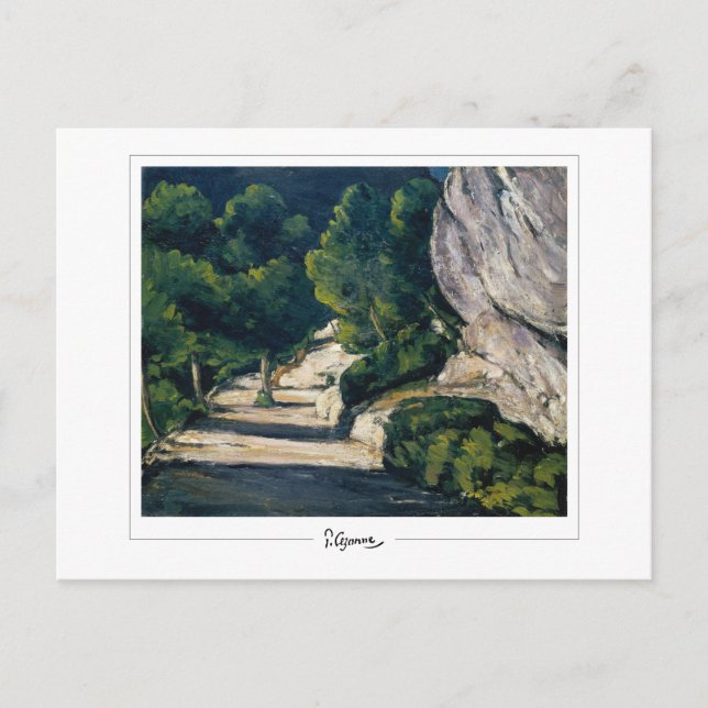 Postal Paul Cézanne #74 - Bella Artes (Anverso)