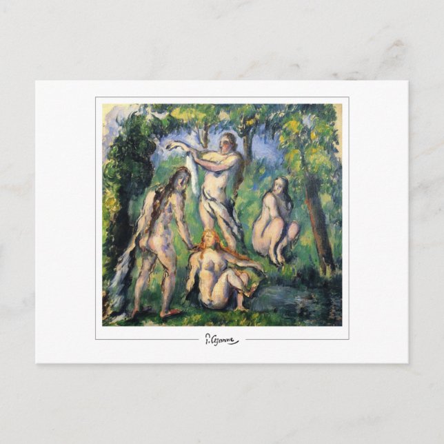 Postal Paul Cézanne #786 - Arte fino (Anverso)
