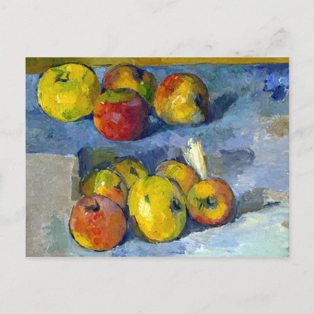 Postal Paul Cezanne Apples (Anverso)