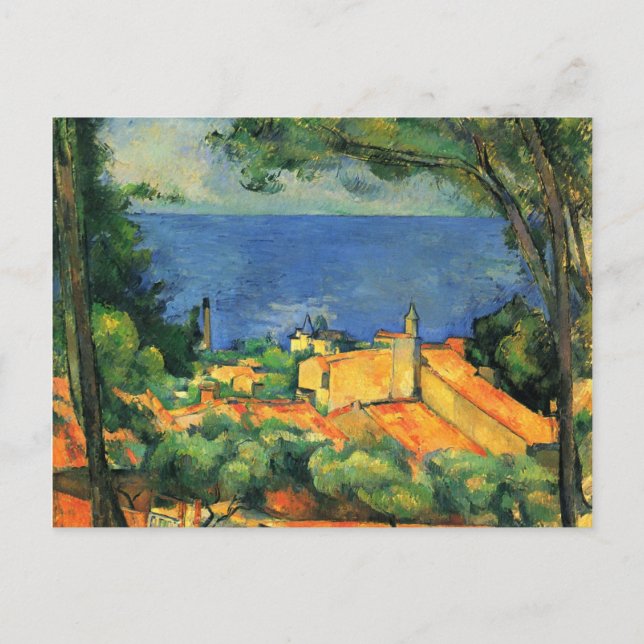 Postal Paul Cezanne Artwork (Anverso)