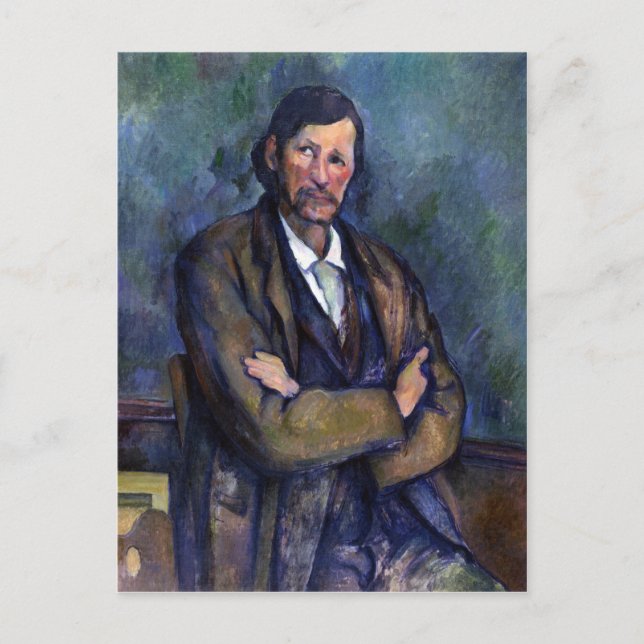 Postal Paul Cezanne - autorretrato (Anverso)