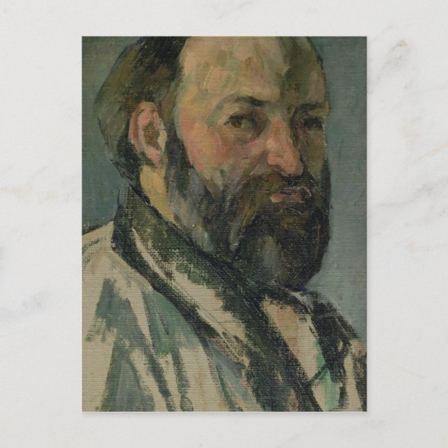 Postal Paul Cezanne | Autorretrato, c.1877-80 (Anverso)