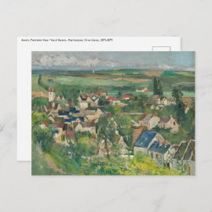 Postal Paul Cezanne - Auvers, vista panorámica