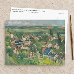 Postal Paul Cezanne - Auvers, Vista panorámica