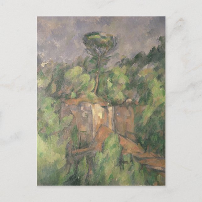 Postal Paul Cezanne | Barrio Bibemus, 1898-1900 (Anverso)