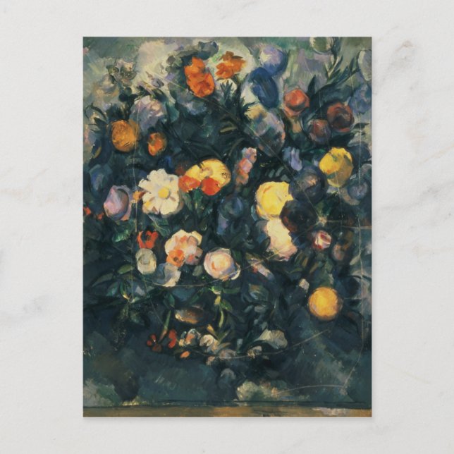 Postal Paul Cezanne | Base de flores, 19° (Anverso)