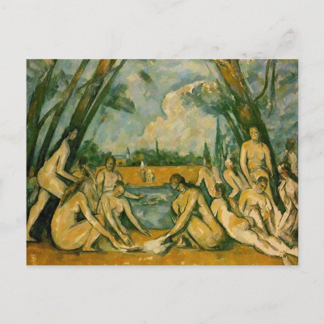 Postal Paul Cezanne - Bathers (Anverso)