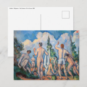 Postal Paul Cezanne - Bathers