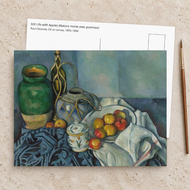 Postal Paul Cezanne - Bodegón con manzanas (Subido por el creador)