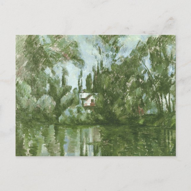 Postal Paul Cezanne | Casa a orillas del mar, 18 (Anverso)