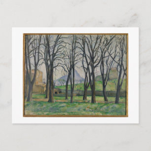 Postal Paul Cezanne Castaños en Jas de Bouffan, c