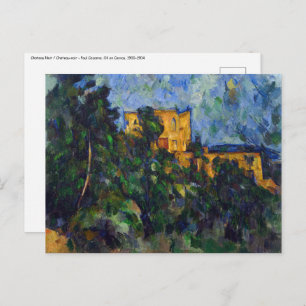Postal Paul Cezanne - Chateau Noir