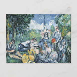 Postal Paul Cezanne   Dejeuner sur l'herbe, 1876-77