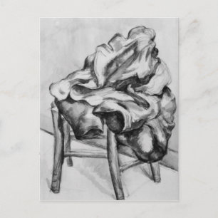 Postal Paul Cezanne   Destitución sobre una silla, 1980-1